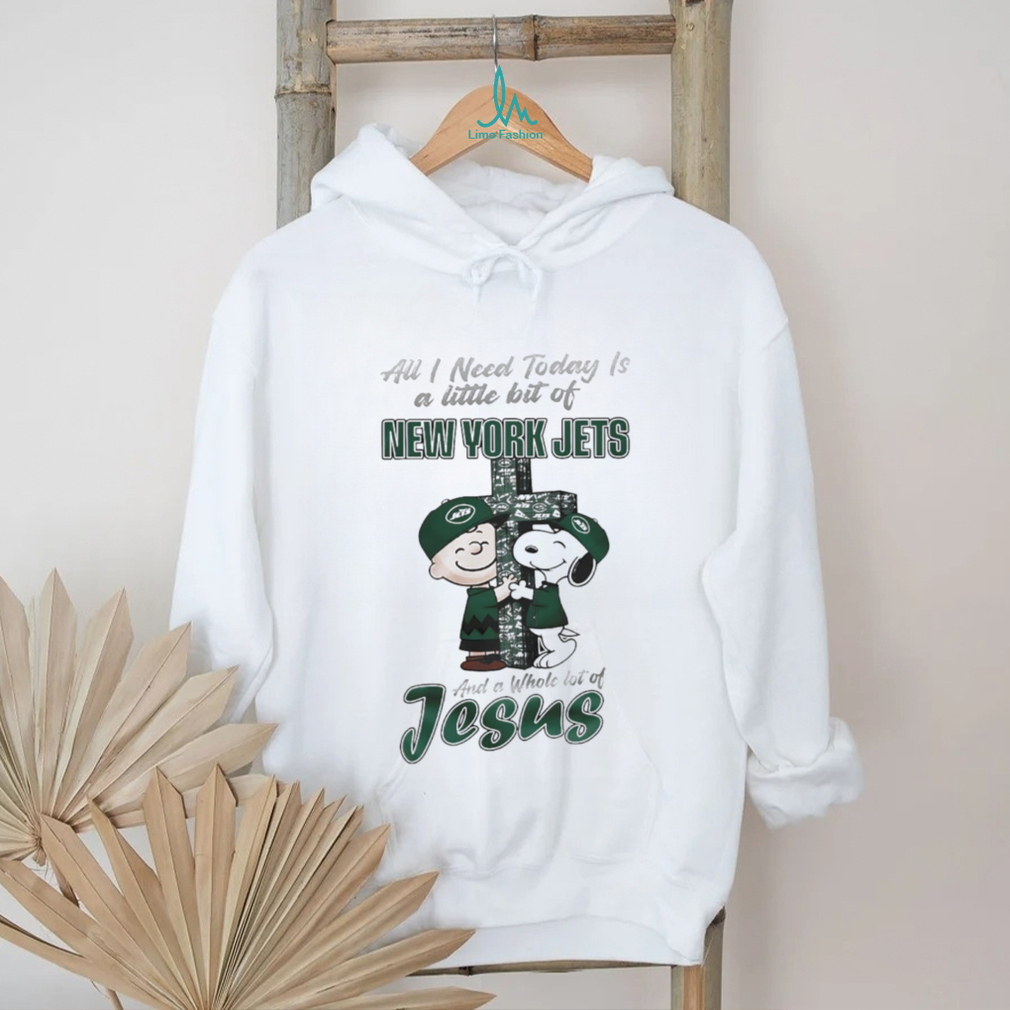 New York Jets Charlie Brown Snoopy Faith Jesus T Shirt New York Jets Charlie Brown Snoopy Faith Jesus T Shirt