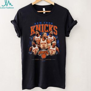 New York Knicks 2026 Championship Starting Lineup Roster T Shirt