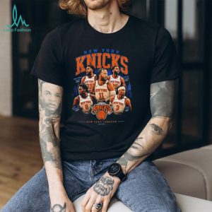 New York Knicks 2026 Championship Starting Lineup Roster T Shirt