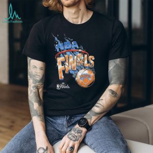 New York Knicks 2026 NBA Finals Basketball Hoop Graphic T Shirt