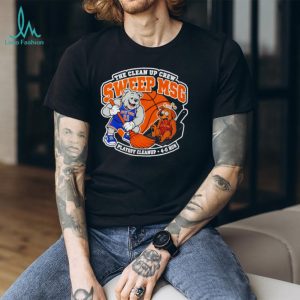 New York Knicks 2026 NBA Finals The Clean Up Crew Sweep MSG Playoff Cleanup 4 0 Run shirt