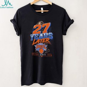 New York Knicks 27 Years Later 1999 Anniversary Graphic T Shirt