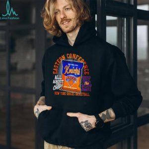 New York Knicks Eastern Conference Basketball All About That Chip Orange T Shirt