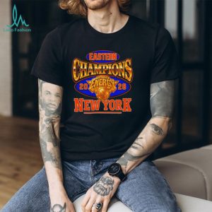 New York Knicks Eastern Conference Champions 2026 gold shirt