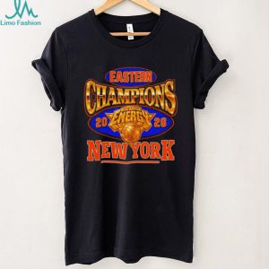New York Knicks Eastern Conference Champions 2026 gold shirt