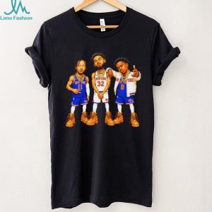 New York Knicks Players Caricature Graphic Streetwear T Shirt
