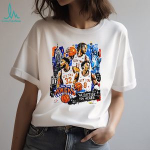 New York Knicks Players Graphic We Outside Basketball T Shirt