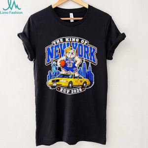 New York Knicks The King of New York ECF 2026 skyline shirt