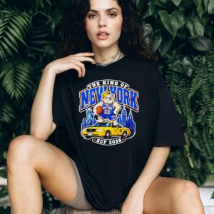 New York Knicks The King of New York ECF 2026 skyline shirt
