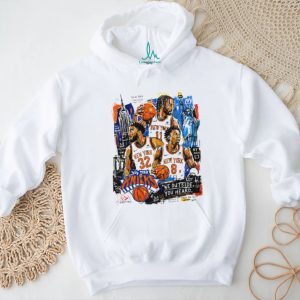 New York Knicks Urban Graffiti Style Art Basketball T Shirt