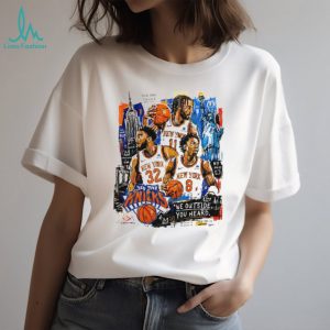 New York Knicks Urban Graffiti Style Art Basketball T Shirt