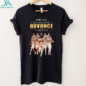 New York Knicks advance to the finals 2026 basketball team shirt