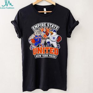 New York Knicks and Yankees Empire State United NY Pride shirt