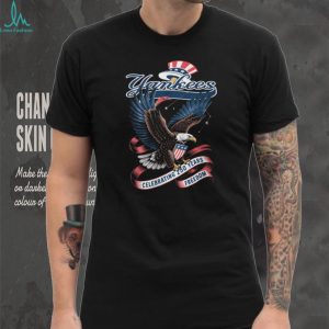 New York Yankees Bald Eagle Celebrating Two Hundred Fifty Years Of Freedom T Shirt