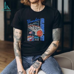 Oklahoma City Thunder NBA Basketball Slam Dunk Vintage Style T Shirt