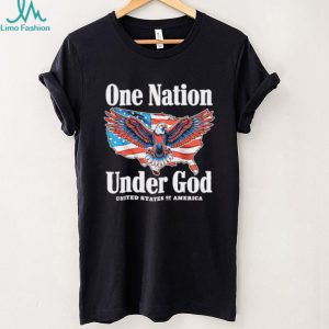 One Nation Under God Patriotic American Eagle T Shirt