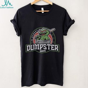 Oscar The Grouch S Street Dumpster Divers Baseball Team T Shirt