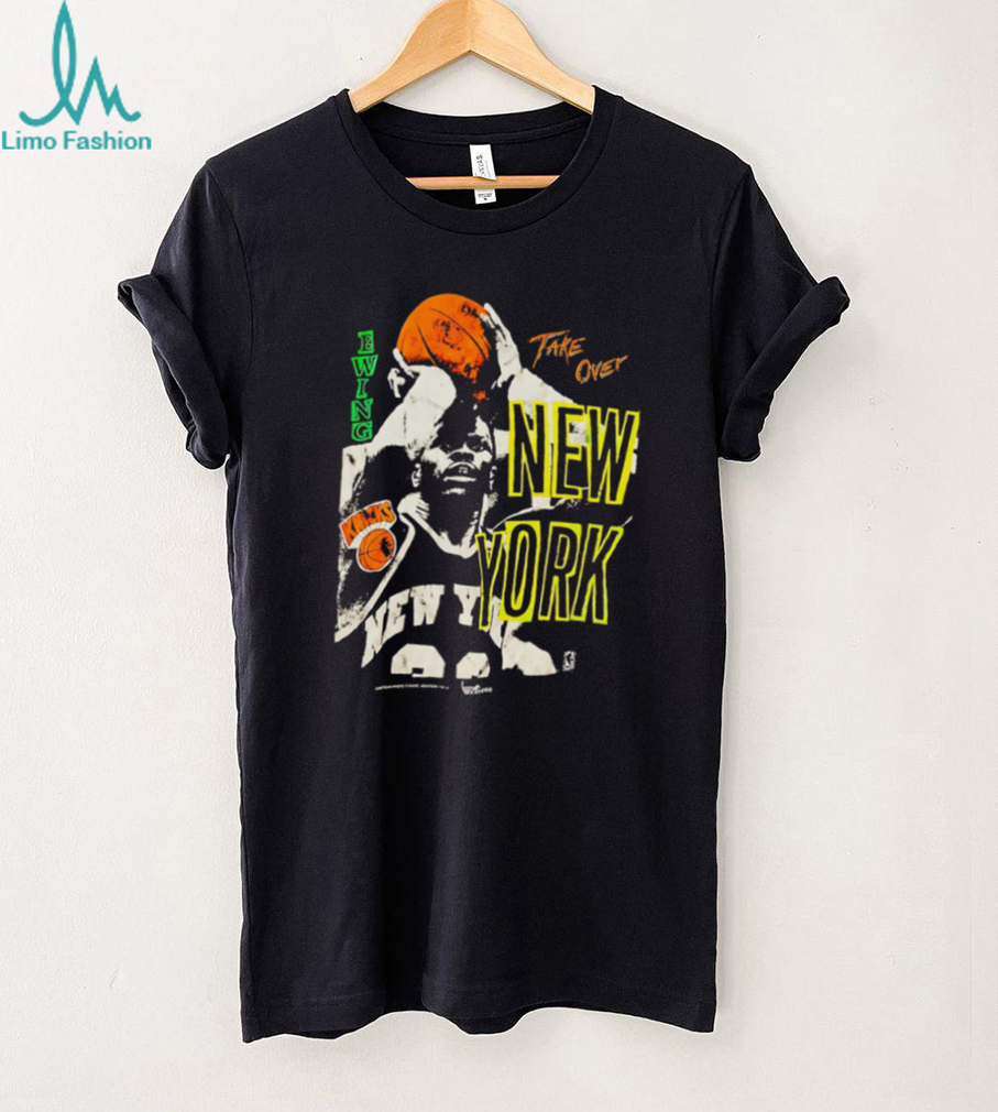 Patrick Ewing Take Over New York Basketball Legend Vintage T Shirt Patrick Ewing Take Over New York Basketball Legend Vintage T Shirt