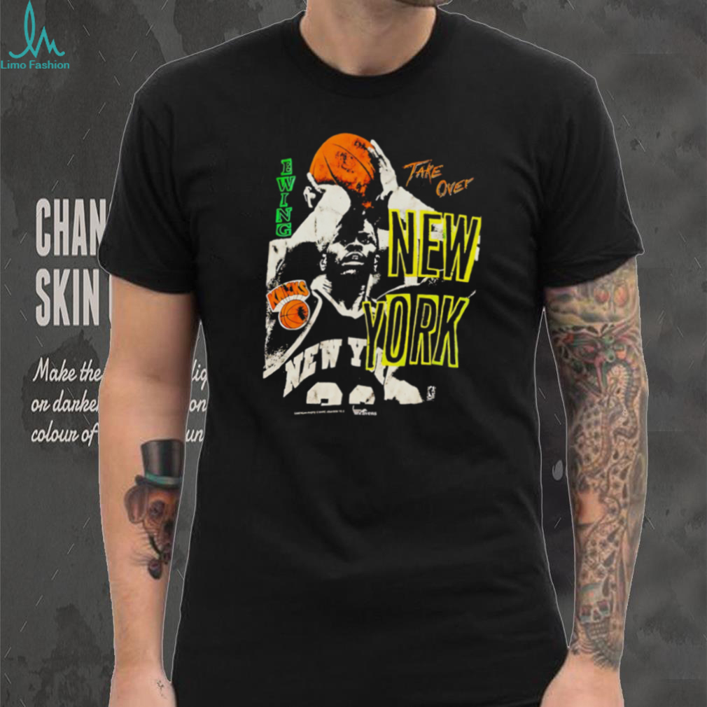 Patrick Ewing Take Over New York Basketball Legend Vintage T Shirt Patrick Ewing Take Over New York Basketball Legend Vintage T Shirt