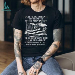 Patriotic American Flag Soldier Memorial Tribute Graphic Men's T Shirt