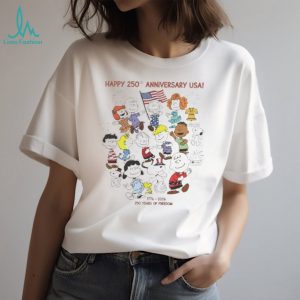 Peanuts Snoopy USA 250th Anniversary 1776 2026 Independence Day Vintage Patriotic Fan Men Women T Shirt