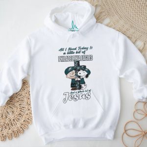 Philadelphia Eagles Snoopy Charlie Brown Jesus Faith T Shirt