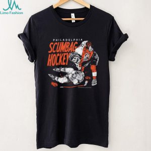 Philadelphia Scumbag Hockey Aggressive Vintage Style T Shirt