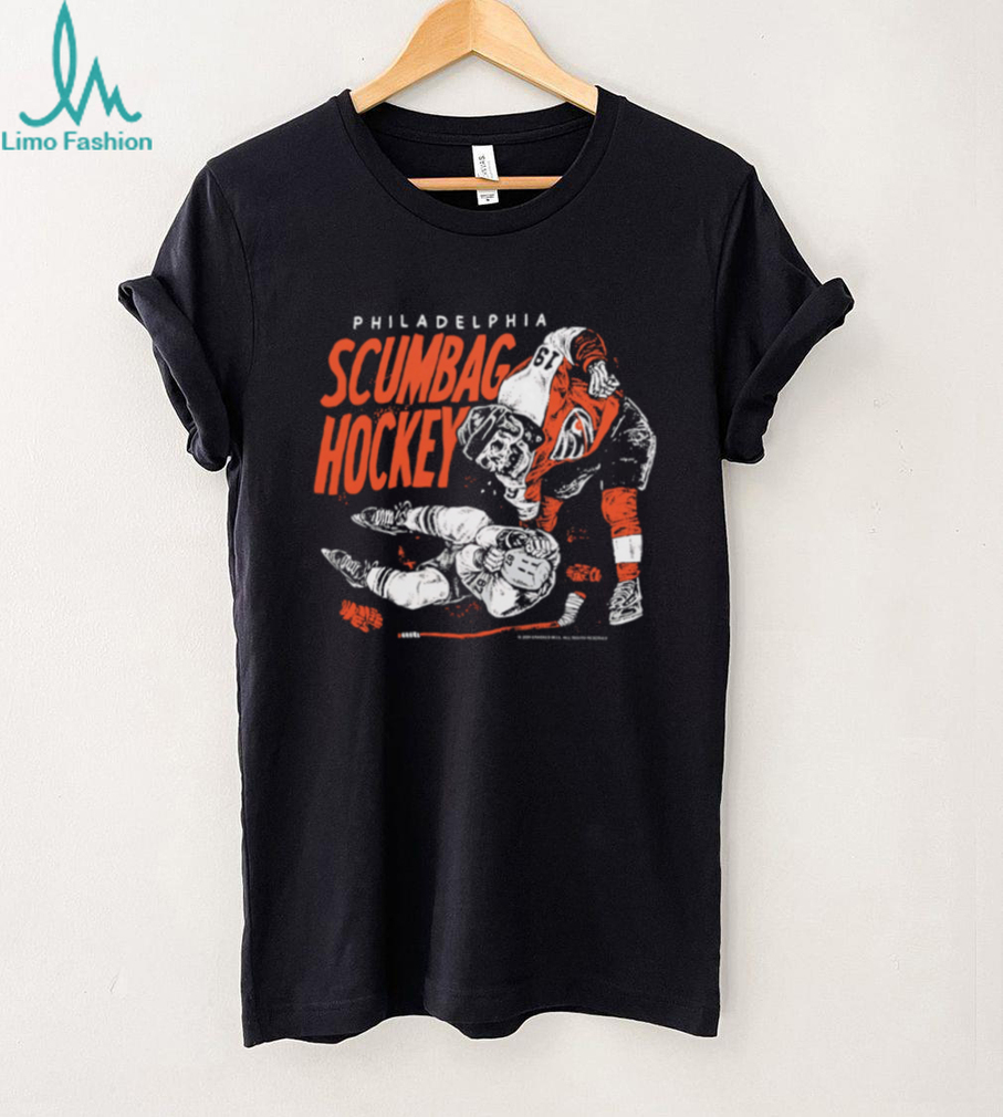 Philadelphia Scumbag Hockey Aggressive Vintage Style T Shirt Philadelphia Scumbag Hockey Aggressive Vintage Style T Shirt