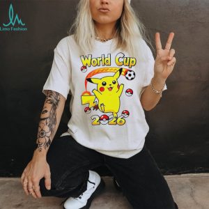 Pikachu World Cup 2026 Soccer Gaming Graphic T Shirt