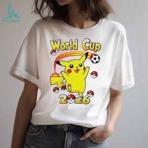 Pikachu World Cup 2026 Soccer Gaming Graphic T Shirt