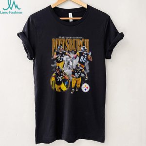 Pittsburgh Football Legends Vintage Style Draft Night Graphic T Shirt