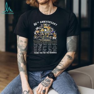 Pittsburgh Penguins 60th Anniversary 1967 2027 Signature Memories T Shirt