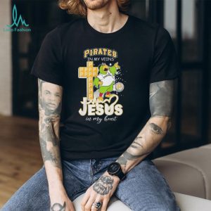 Pittsburgh Pirates In My Veins Jesus In My Heart Baseball T Shirt