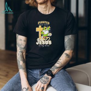 Pittsburgh Pirates In My Veins Jesus In My Heart Mascot Cross T Shirt