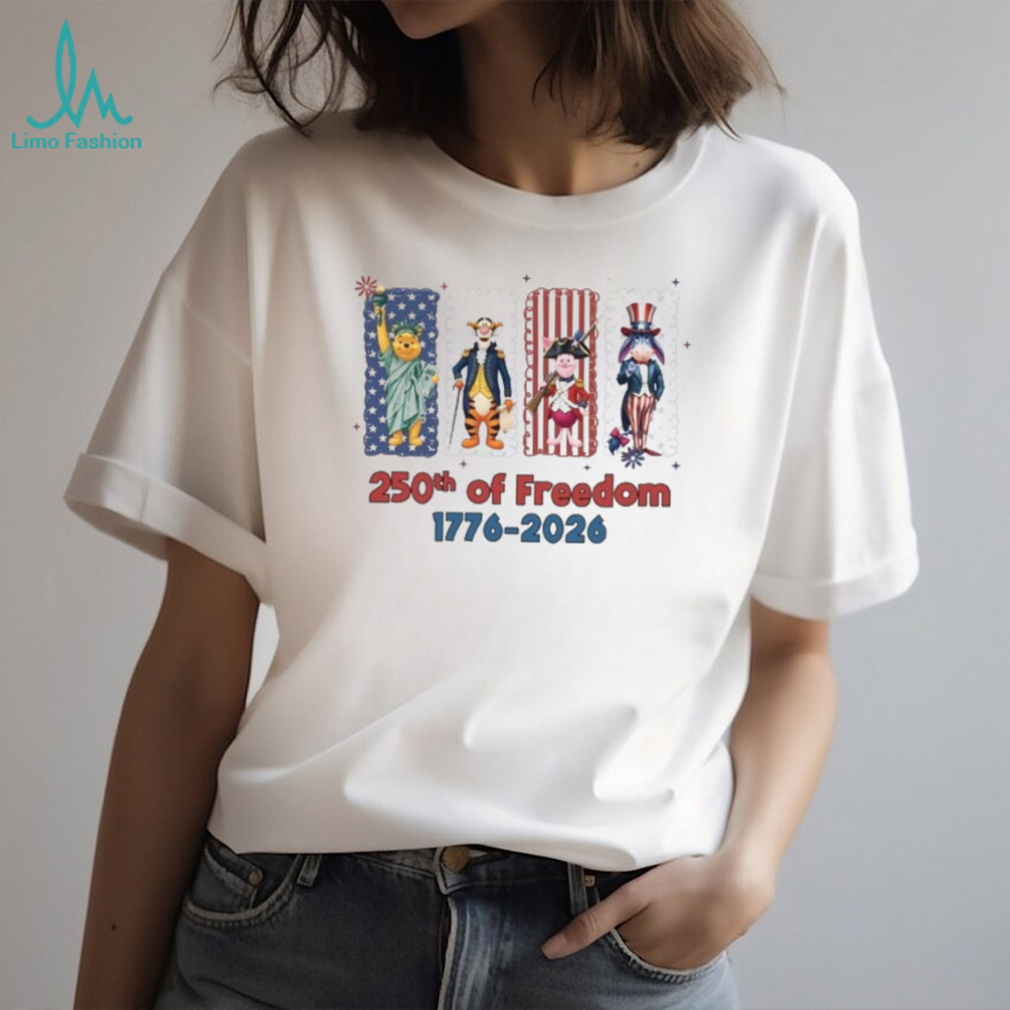 Pooh Bear 250th Of Freedom 1776 Independence T Shirt Pooh Bear 250th Of Freedom 1776 Independence T Shirt