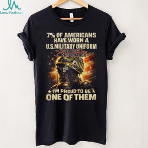 Proud US Military Veteran Helmet Boots Tribute Graphic Unisex T Shirt
