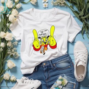 Retro 90s Cartoon Dog Streetwear Graphic T Shirt