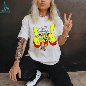 Retro 90s Cartoon Dog Streetwear Graphic T Shirt