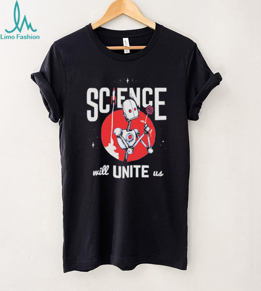 Retro Robot Flower Space Rocket Science Will Unite Us T Shirt Retro Robot Flower Space Rocket Science Will Unite Us T Shirt