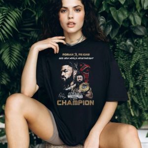 Roman Reigns New World Heavyweight Champion WrestleMania Vegas T Shirt