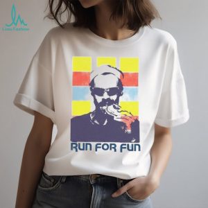 Run For Fun Retro Runner Sunglasses Graphic T Shirt
