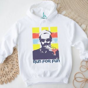 Run For Fun Retro Runner Sunglasses Graphic T Shirt