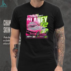 Ryan Blaney Racing Nascar Driver Neon Graphics T Shirt