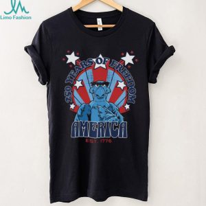 Sam the Eagle American Patriot 250 Years of Freedom Graphic T Shirt