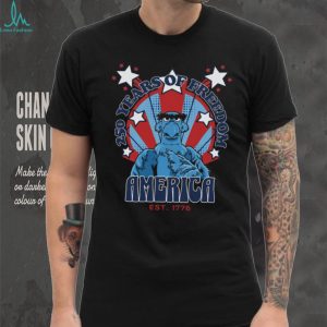 Sam the Eagle American Patriot 250 Years of Freedom Graphic T Shirt