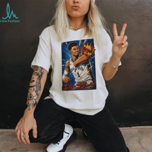 San Antonio Basketball Anime Style Mascot Graphic T Shirt