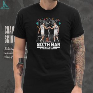 San Antonio Spurs Keldon Johnson Manu Ginobili Sixth Man Of The Year T Shirt