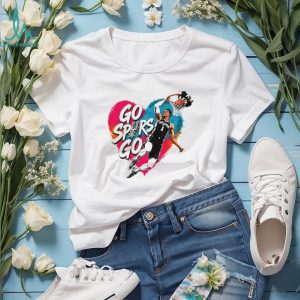 San Antonio Wembanyama Go Spurs Go Heart Dunk Basketball T Shirt