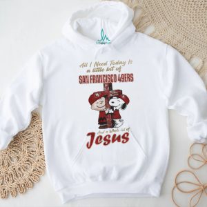 San Francisco 49ers Snoopy Charlie Brown Jesus Faith T Shirt