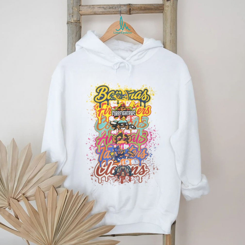 Savannah Bananas Opponents Graffiti Drip Baseball T Shirt Savannah Bananas Opponents Graffiti Drip Baseball T Shirt
